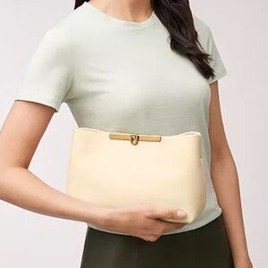 FOSSIL Penrose Leather Clutch-Bone